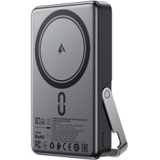 УМБ Acefast Magnetic Wireless 10000mAh 22.5W PD,QC 3.0 USB-C In/Out, QI 15W, with holder M17 Black