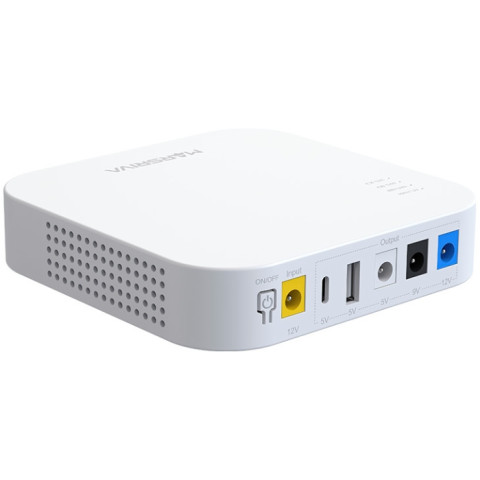 ДБЖ Marsriva DC UPS для роутерів KP4 3xDC+USB+USB-C OUT, 5V/9V/12V 18W 10000 mAh (36Wh) Li-Ion