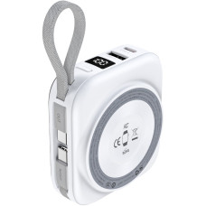УМБ Choetech Magnetic Wireless 10000mAh 22,5W PD USB-A,USB-C,build-in USB-C,Apple Watch charger