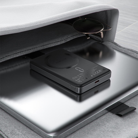 УМБ Acefast Magnetic Wireless 10000mAh 20W PD,QC 3.0, QI 15W M12 Black