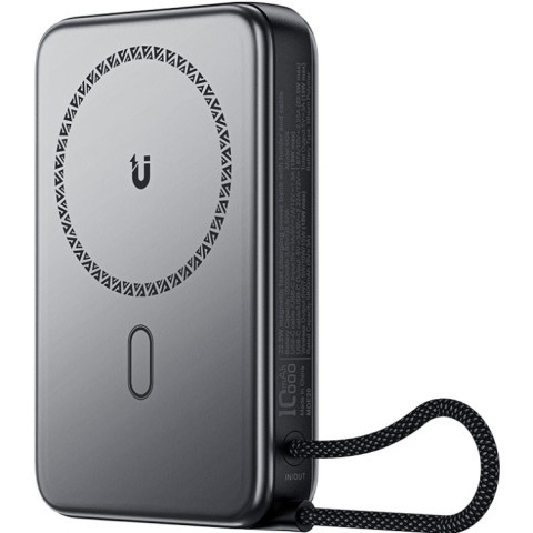 УМБ Acefast Magnetic Wireless 10000mAh 22.5W PD,QC 3.0 USB-C In/Out, QI 15W M24 Metal Gray