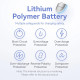 УМБ Vention 5000mAh 20W PD, USB-C In/Out, Lightning In/Out, with cable, Gradient Red